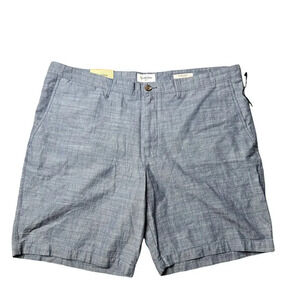 Goodfellow & Co. Blue Linen Shorts Size: 40